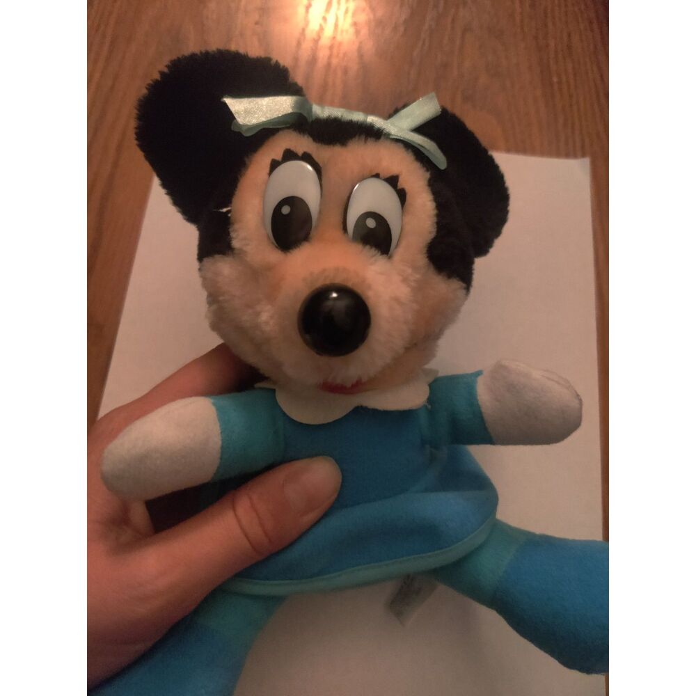 Vintage 1983 Mickey's Christmas Carol Minnie Mouse 6'' Disney Plush Stuffed